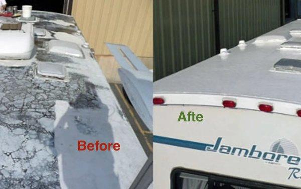 Before it's too late, please let me inspect your roof. I provide manufacture recommended annual RV roof maintenance.