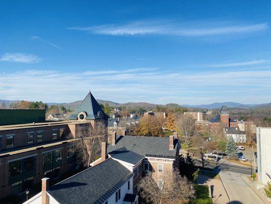 Looking out at Campus!