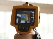 Infrared scanning during a Comprehensive Home Energy Assessment