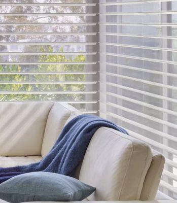 Martin Interiors Design: Hunter Douglas Sheer Silhouette Shade, Ivory