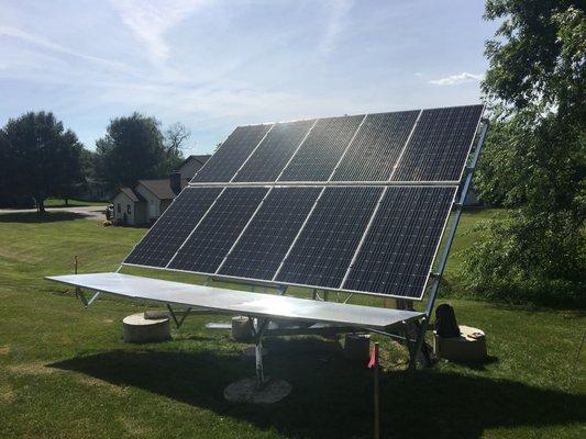 RST3000 Facing east during our installation process, near East Stroudsburg, Pennsylvania.