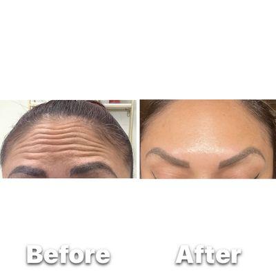 Smooth as ice with spa brow!! A happy client!!!