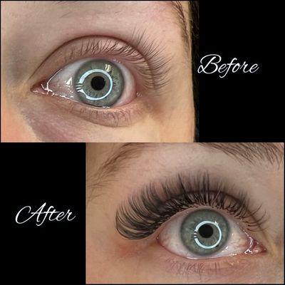 Hybrid angel lash natural with a fuller look