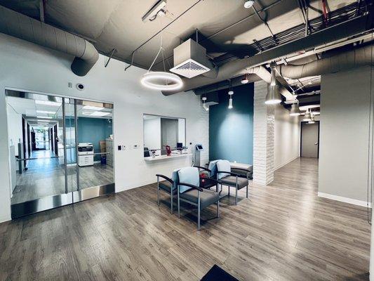 Main Lobby at Ron Arias Center for Health Equity in North Long Beach