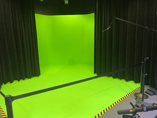 The green screen - where the magic starts