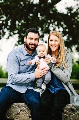 Family portraits in Santa Monica, California.