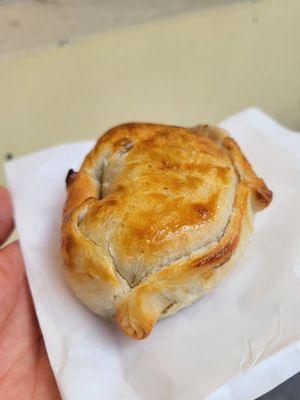 Mushroom and Mozzarella empanada