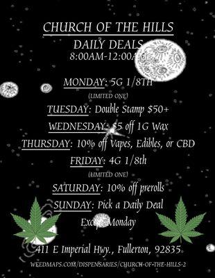 Daily Deals! Pick your poison!