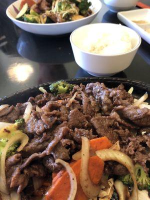 Beef Bulgogi and Chicken Bulgogi