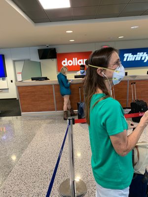 Guy at counter moonlights at dmv