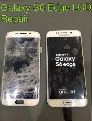 Samsung S6 Edge LCD Repair. Waterproof sealed