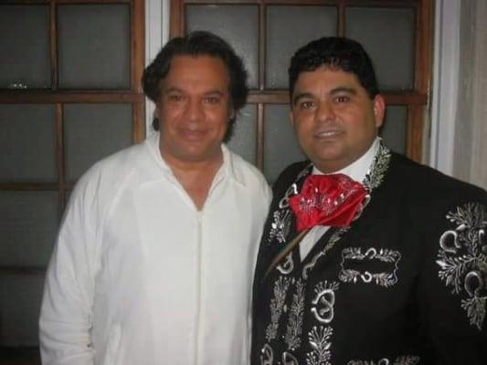 Con Juan Gabriel