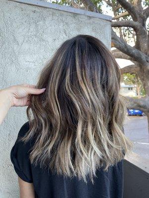 High contrast balayage