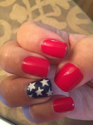 4th of July nails