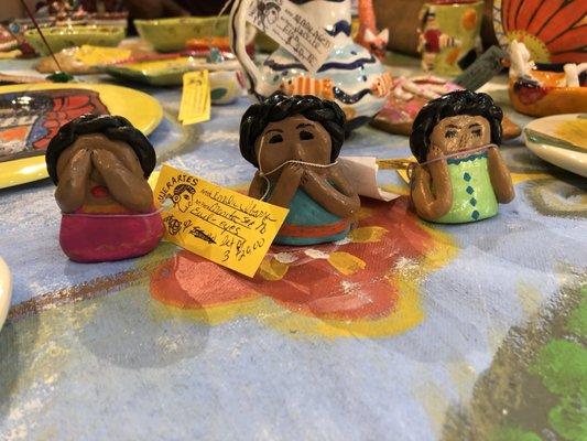 Women's art collective figurines for sale