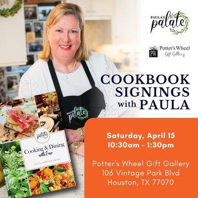 Come and meet chef/author Paula!