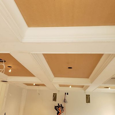 Coffered ceiling