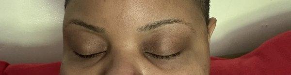 Threaded brows