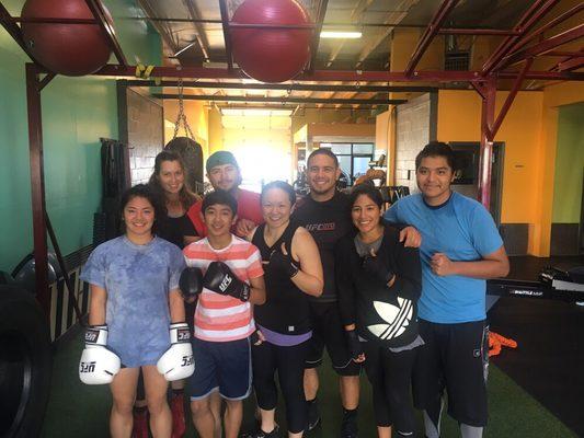 Saturday Morning Boxing class