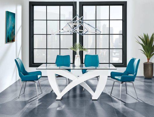 Contemporary 5 Piece Dining Set