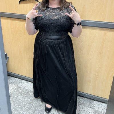 Gothic-esque dress for a wedding. Only $14.99!