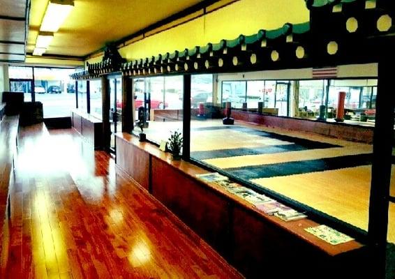 Newly renovated interior of the academy is reminiscent of the great Korean dynasties where Taekwondo was originally practiced.