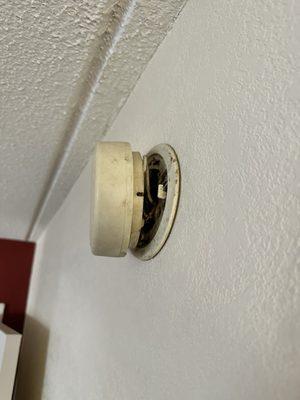 Smoke detector broke