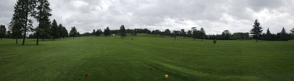 Panoramic view at the 1st hole.