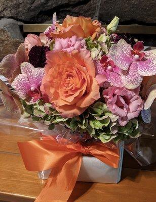 Large orange arrangement