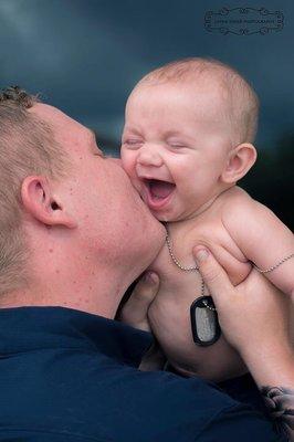 There's nothing like a daddy's love for his son.