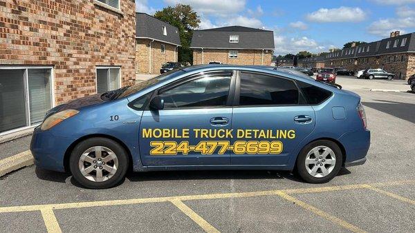 Our vehicles are all over Chicago area! Just give us a call to schedule the cleaning for your truck or car!