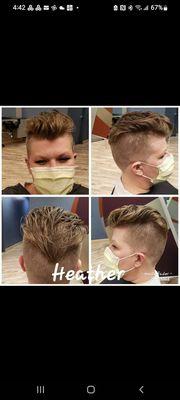 Undercut hawk with razor!