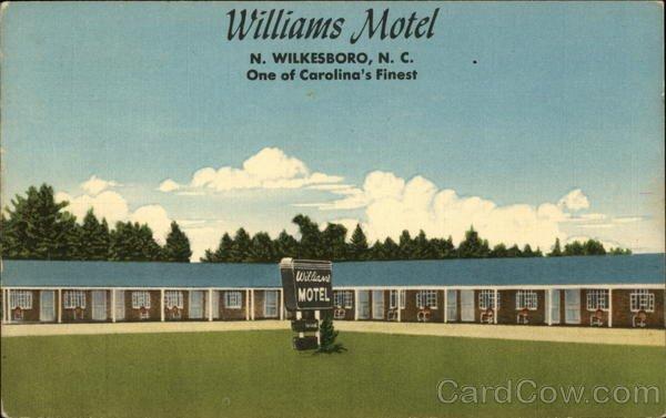 The old sign is history, but the skies are still blue above the Williams Motel.