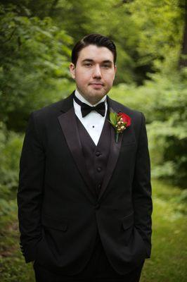 Portrait from my wedding day. Hair by Mack.