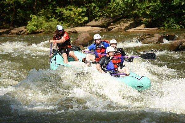 Great Fun on The Middle Section of the Ocoee River! Family Vacation of Father and his 2 Sons