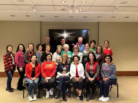 Our wonderful Board and Father Stephen and our amazing Little Disciples teachers.