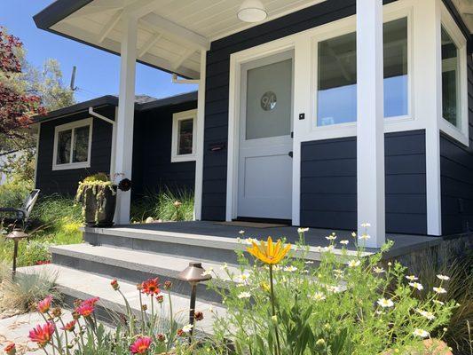 Gorgeous home in Larkspur, CA needed exterior paint after new construction.