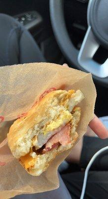 Biscuit Breakfast Sandwich bacon egg cheese