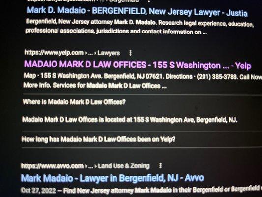 Madaio Mark D Law Offices