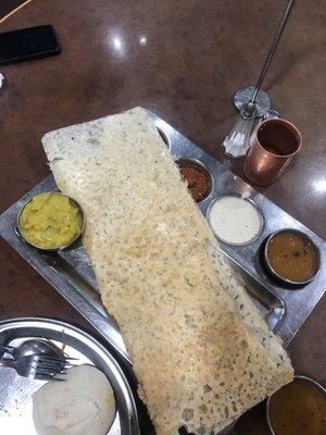 Rava masala dosa