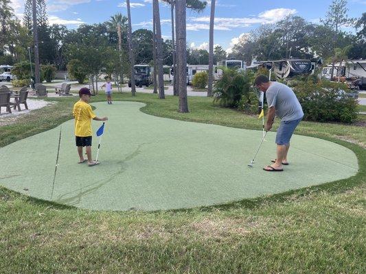 Putt putt post breakfast