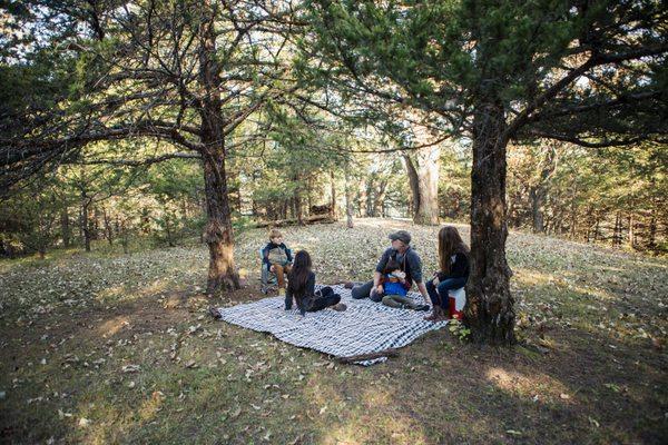 Primitive camping sites are available. Bring your own tent.