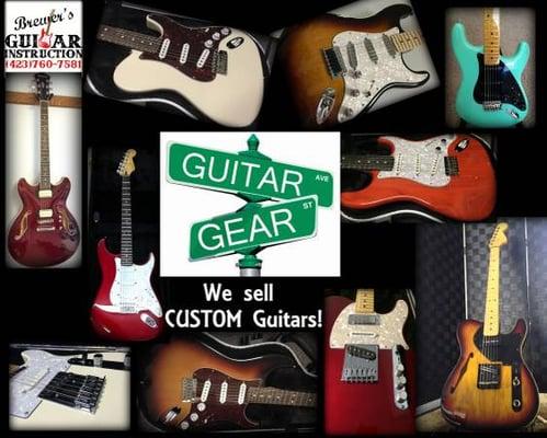 We sell custom guitars, built by luthier great Steve Keahey! MANY IN STOCK!! https://www.youtube.com/brianbrewer7