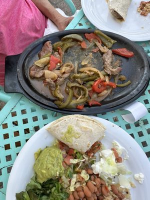 Cold fajitas