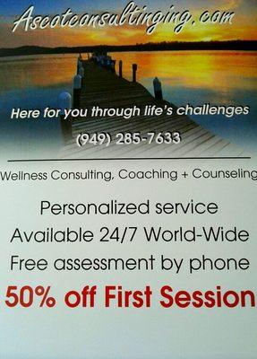 Stress Management specialist. Here for you through life's challenges.