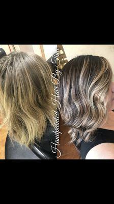 Root smudge & balayage