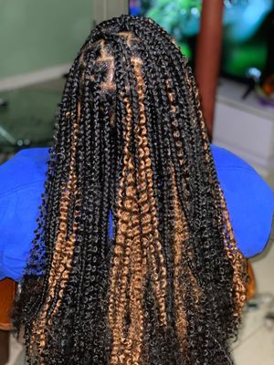 Goddess box braid