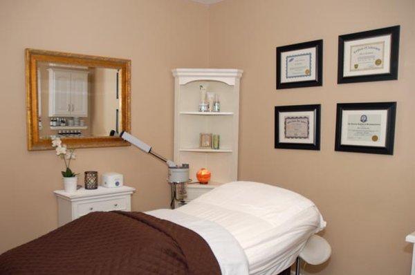 One of the treatment rooms