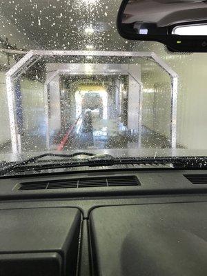 Brushless car wash.