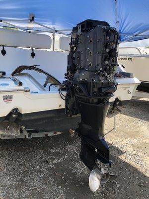 Outboard repair